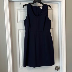 J Crew dress shift 10 navy work wear